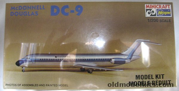 Hasegawa 1/200 McDonnell Douglas DC-9 Eastern Air Lines, 1155 plastic model kit